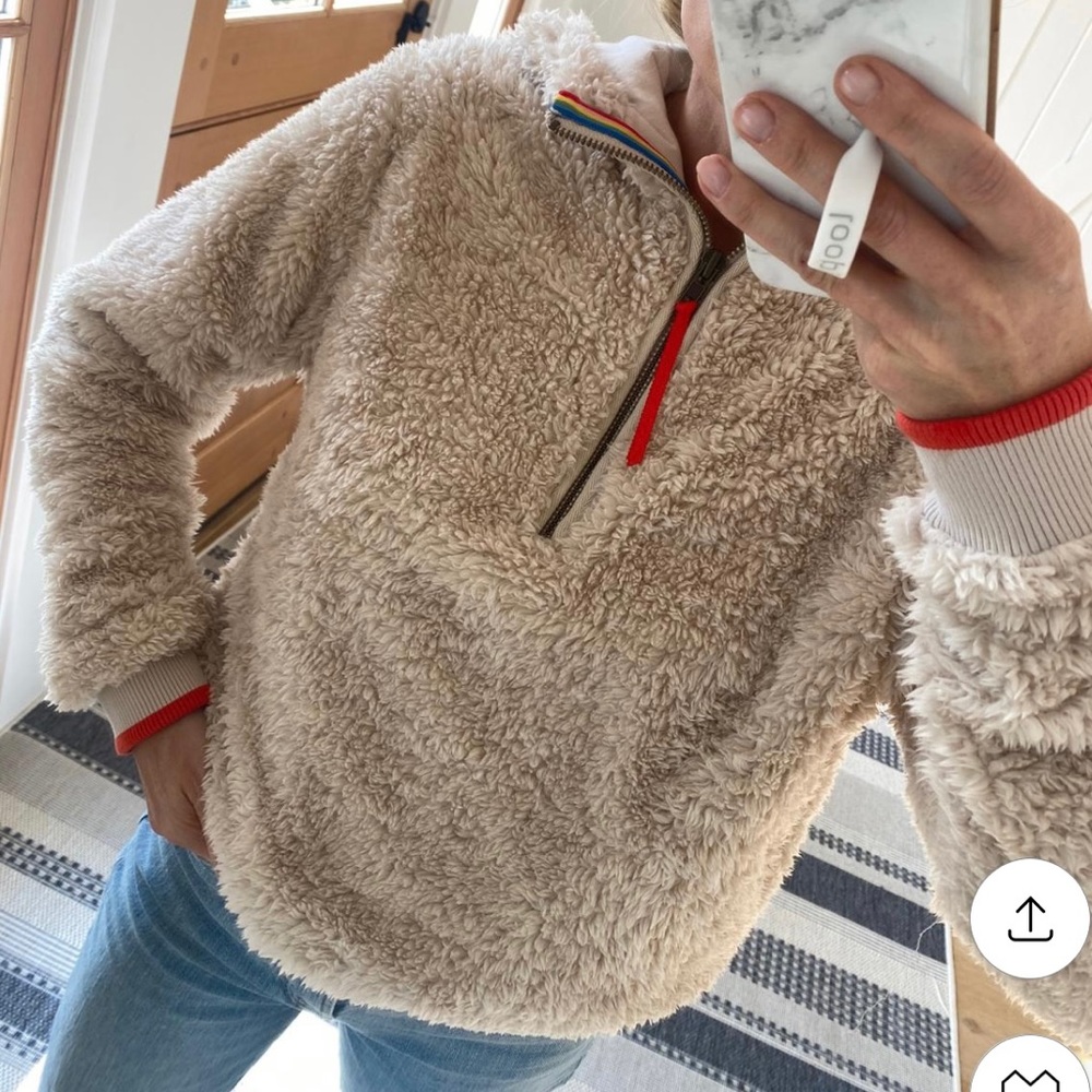 Brand new never worn Boden “Teddy” Half Zip Hoodie
